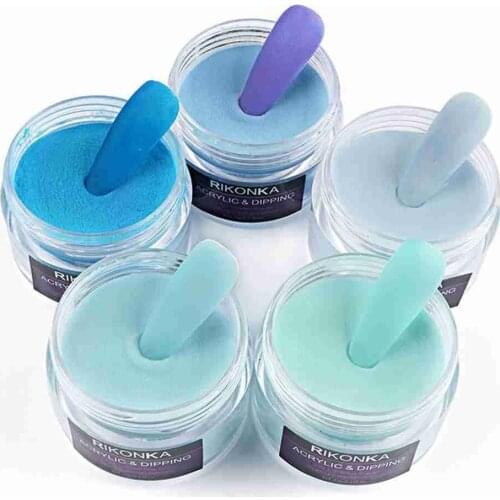 5 Colors Acrylic Powder Neon Pigment Crystal Powders For Nail Polish Nail Art Decorations Nail Carved Powder