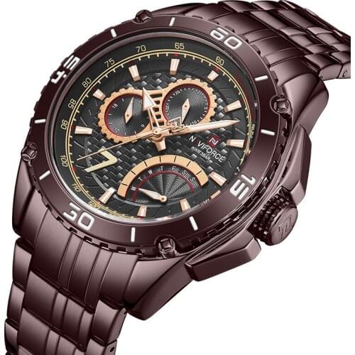 Mens Casual Fashion With 24 Hours Watches NAVIFORCE Week Display Luminous Shock Resistant Waterproof Alarm Sports Male Clock