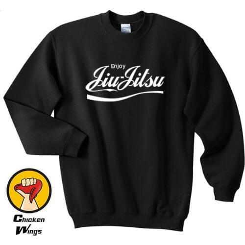 Enjoy Jiu Jitsu sweatshirt BJJ sweatshirt Brazilian JiuJitsu workout Arts Top Crewneck Sweatshirt Unisex More Colors