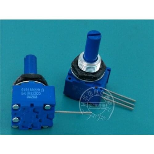 BOURNS 91R1AR22B13 5K Sealed Single Potentiometer Shaft Size 6MM