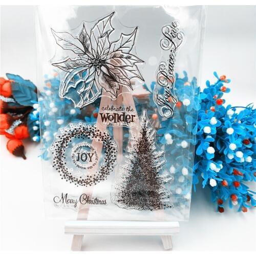 Hot sale Easter tree Transparent Clear Stamps / Silicone Seals Roller Stamp for DIY scrapbooking photo album/Card Making