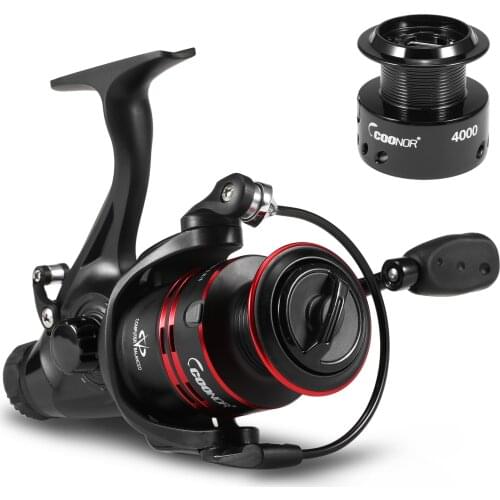 COONOR 5.1:1 9+1 BB Smooth Fishing Reels Lightweight Spinning Fishing Reel with Spare Plastic Spool Fishing Tackle Fishing Tool