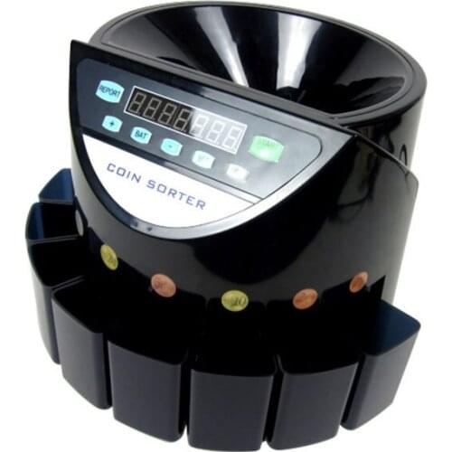 Can Customized )electric Coin Sorter Led Display Digital Automatic XD-9002 Electronic Coin Counter Sorter Machine 220V/110v QX