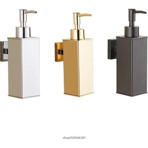 Wall Mount Manual Soap Dispenser Cuboid Storage Box Hand Press Conditioner Storage Hand Sanitizer Shampoo Shower Gel Wholesales