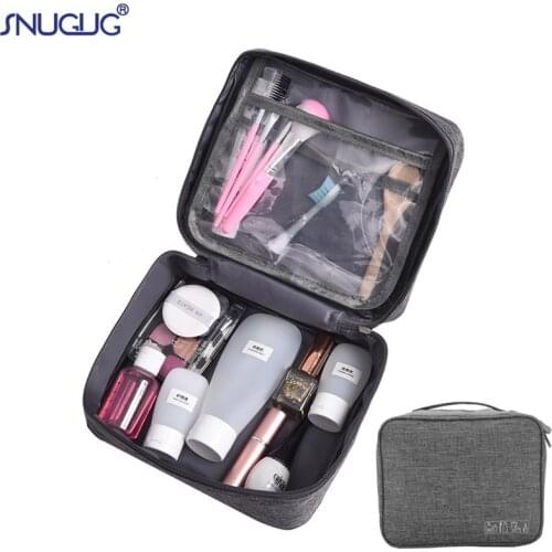 New High Quality Polyester Women Make Up Bag Travel Organizer Portable Beautician Essential Storage Ladies Cosmetic Bag