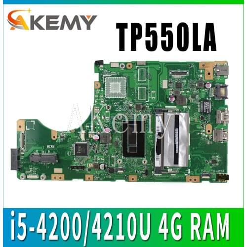 New Akemy TP550LA mainboard for ASUS TP550LA TP550LJ TP550LD TP550LN motherboard 100% Tested OK i5-4200/4210U 4G RAM GM