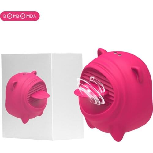 Oral Tongue Lick Vibrators For Women Anal Clitoris Nipple Massager Female Sex Toys Adult Product Erotic Machine Sextoys Shop