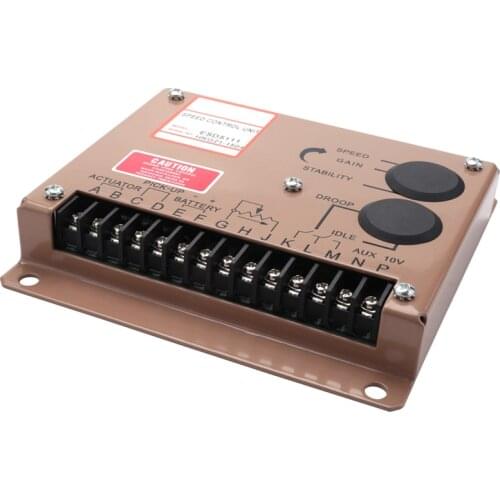 Engine Motor Speed Regulator ESD5111 Genset Adjustment Controller Power Supply Ac Generator Part 12V 24V Speed Govornor