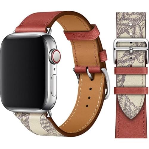 Leather strap for Apple watch band 40mm 44mm Sports Strap for iWatch series 6 5 4 3 2 1 SE 42mm 38mm High quality watchband