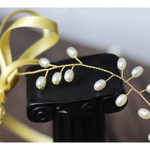 Elegant Sweetheart Metal Bridal Headdress Pearl Satin Bow Hair Hoop for Wedding Perform Studio Travel Prop Daily Life HP043
