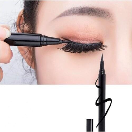 Glue-free Magnetic-free for Lash Self Adhesive Eyeliner Long Lasting Quick Drying Eyelashes Sticking Eye Liner