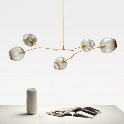 Nordic LED Pendant Lights Luxury Glass Pendant Hanging Light Lamp for Living Dining Bedroom Kitchen Home Decor Lighting Fixture