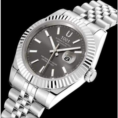 U1001 Mens Stainless Steel Watch