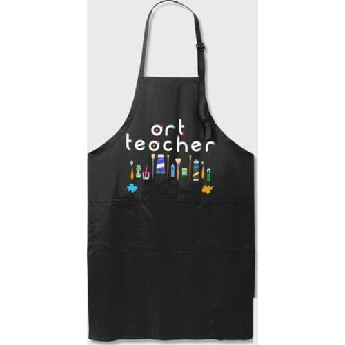 Art Teacher apron Graduation back to school Teachers' Day birthday Thanksgiving Christmas Artist Holiday festival Gift present