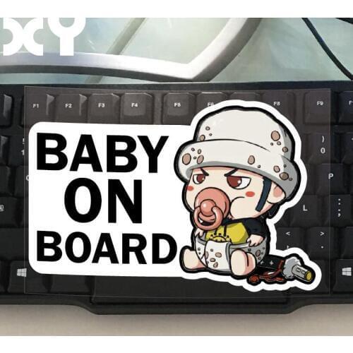 Waterproof Baby in Car Car Stickers Decal Car Styling Doodle Cute Funny Stickers for Cars Automobile