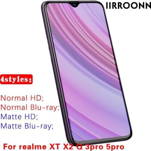 2Pcs/lot Matte Tempered Glass For Realme X2 XT Q X Screen Protector For Realme 2 3 5 pro realme X2 Pro Glass for Realme X2 Glass