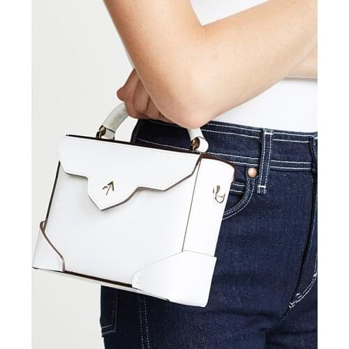 Womens Fashion Shoulder Bag Leather Retro Handbag Scrub Women Box Messenger Bag Chain Simple Tote