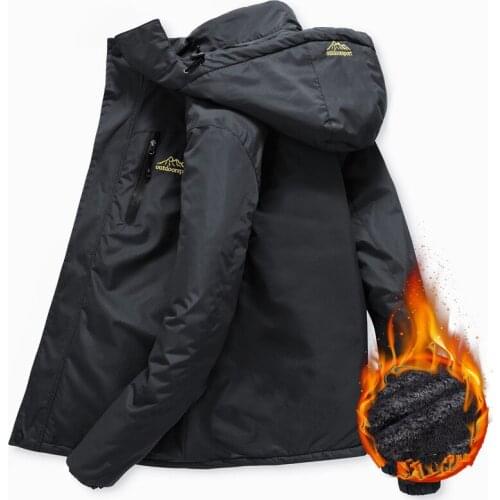 Winter Warm Jacket Men Thick Fleece Parka Coats Waterproof Hooded Overcoat Casaco Masculino Windbreaker Military Jackets 5XL