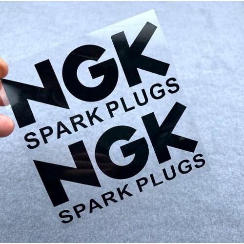 1 Pair Of DIY Reflective Motorcycle Stickers Decorate Fuel Tank Motor Side Shock Absorption Logo Cushion Fairing Racing NGK Ngk