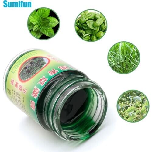 1pcs Thailand Herbal Cream Refresh Anti-itch Cold Headache Rheumatism Mosquito Bites Dizziness Cough Abdomen Green Thai Ointment
