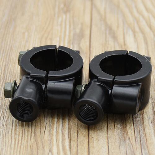 10mm Mirror Mount Holder Clamp on Adapter for Motorcycle 22mm 7/8' Handlebar