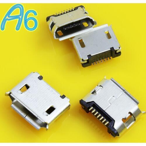 10X New Micro USB Female Jack DC Power Socket 7 Pin Charge Charger Charging Data Sync Port Tablet Connector Replacement 7PIN