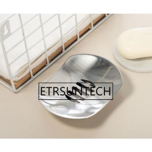 30pcs Flying Saucer Soap Dish Stainless Steel Soap Holder for Bathroom and Shower Double Layer Draining Soap Box