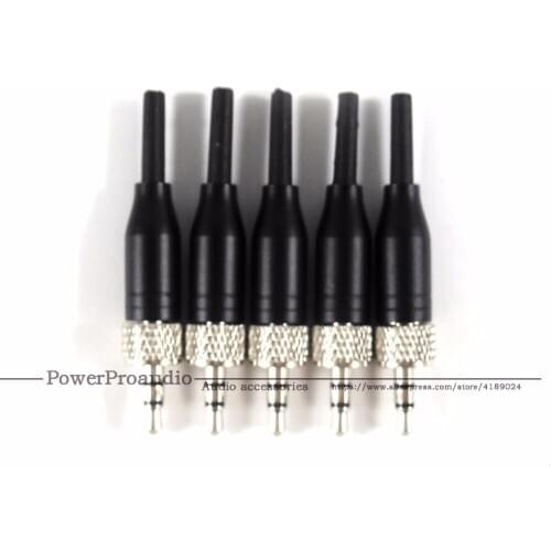 5Pcs 3.5mm Stereo Screw Lock Connector for Pro Sennheiser EW100 EW300 EW500 G1 G2 3 Sony Saramonic Microphone Spare Plug Adapter