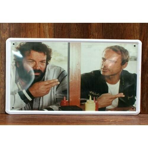 50pcs/lot Metal Sign shabby chic Classic movie poster Tin Sign Metal crafts Wall Decoration Bar Club Shop Home Hanging A-96 20*3