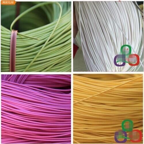 500G 2.5mm Round Solid Imitation PE rattan plastic synthetic rattan basket handicrafts weaving raw material for repair furniture