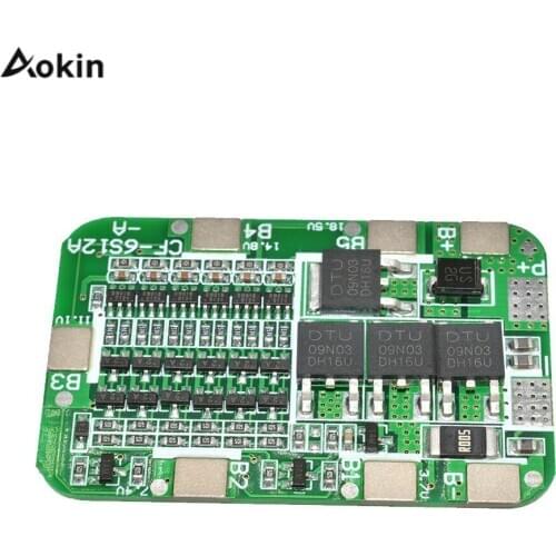 6S 15A 24V PCB BMS Protection Board For 6 Pack 6S 18650 Li-ion Lithium Battery Cell Module diy kit