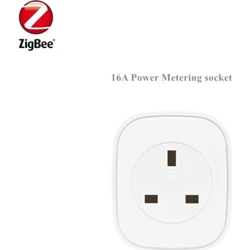 Wireless Zigbee Power socket 16A 3000W UK Plug Control by Smartzone App