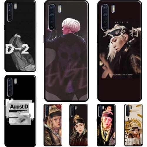 Agust D suga king Case For OPPO A72 A52 A92 A91 A15 A83 A3S A5S Reno 4 Pro Z 2Z A53 A31 A5 A9 2020 Coque