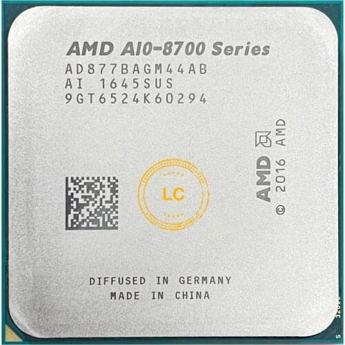 AMD PRO A10-8770 A10 8770 3.5 GHz 65W Quad-Core CPU Processor AD877BAGM44AB Socket AM4