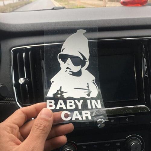 BABY IN CAR Child Car Sticker For kia ceed rio 3 4 soul sk3 sportage chrysler 300c hyundai ix35 ix25 solaris creta