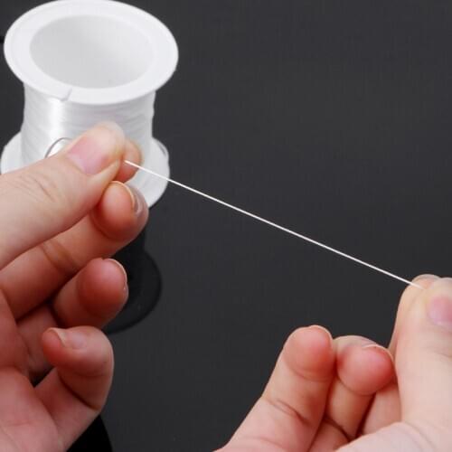 Elastic Clear Beading Thread Stretch Polyester String Cord for Jewelry Making