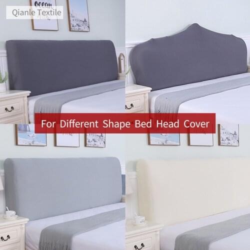 Elastic Bed Head Cover All-inclusive Headboard Cover king Bedspread Cover Bed Head Back Protection Solid Color Dust Cover