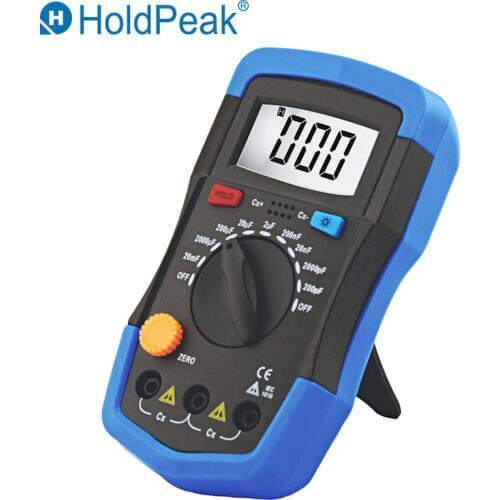 HoldPeak HP-36DMini Multimeter LCD Digital Capacitance meter Capacitor Tester pF mF Circuit Gauge Back Light