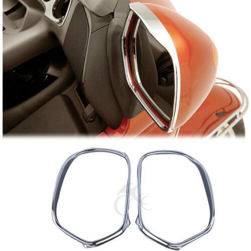 Motorcycle Chrome Mirrors Trim For Honda Goldwing GL1800 GL 1800 2001-2012 2003 2005 2007 2009 2010 2011 Accessories