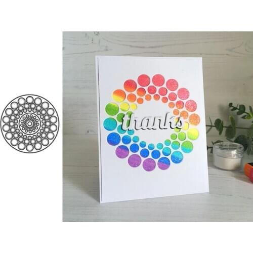 Circle Dots Die Cuts For Card Making 2020 For DIY Scrapbooking Album Decoration Embossed Crafts Cards Metal Cutting Dies Stencil