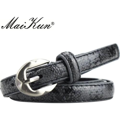 Luxury Snakeskin Pattern Belts for Women Belt High Quality Party Dress Belt New Designer Female Strap