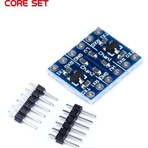 10pcs Level Conversion Sensor Module 2-way IIC I2C UART SPI 3.3V to 5V 5V to 3.3V Logic Level Shifter With Pins For Arduino