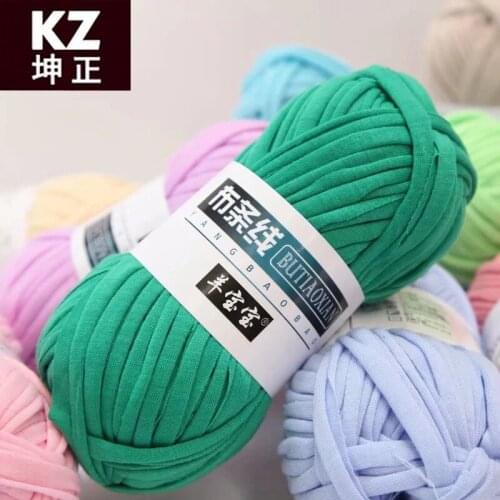 1pc 100g Thick Yarn Soft Colored Cloth Yarn for Hand Knitting Woven Bag Carpet DIY Hand-knitted Material