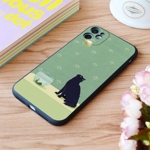 For iPhone The Great Escape Print Soft Matt Apple iPhone Case 6 7 8 11 12 Plus Pro X XR XS MAX SE