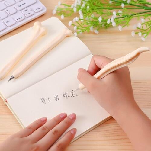 5pcs/bag Newest Strange stationery Creative Ball point Pen Bone Shape Nurse Student Doctor Stationery Gift