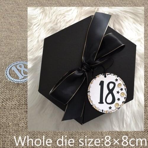 New Design Craft Metal Cutting Die die cuts 18 wreath circle decoration scrapbook Album Paper Card Craft Embossing die cuts