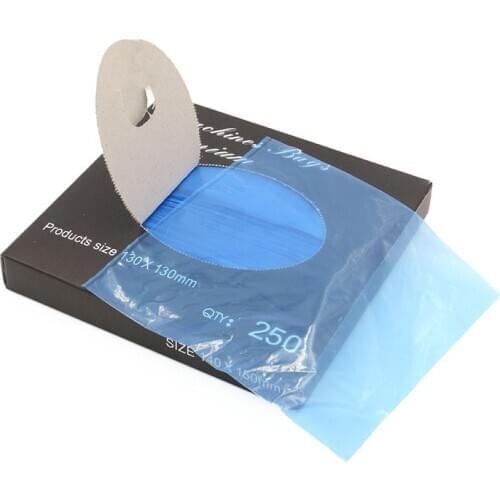 250pcs Disposable Tattoo Clip Cord Sleeves bag Clip Cover Bags Plastic Tattoo Machine Cover Bags for Tattoo Accessories Supplies