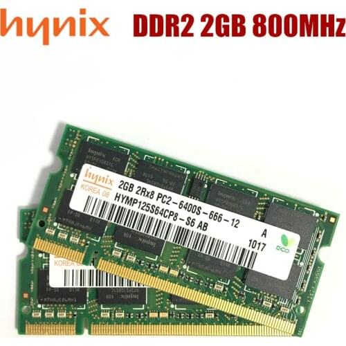 Hynix Chipset DDR2 4GB 2GB 1GB PC2 6400S Laptoop RAM 4G 2G 1G 800 MHz Notebook Laptop memory