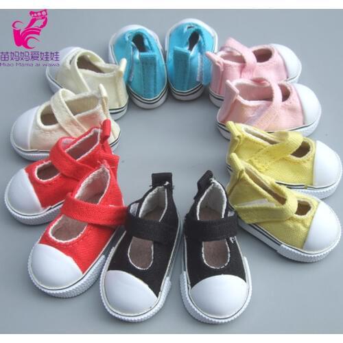 5cm Canvas Shoes For 1/6 BJD Doll Mini Toy Shoes Bjd Shoes for Russian diy clothes Doll sneacker