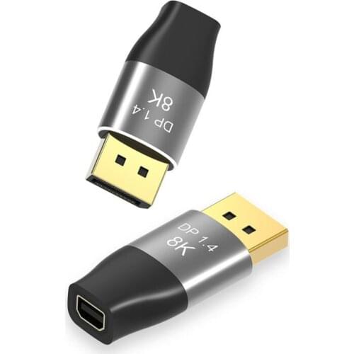 Displayport 1.4 cable adapter 4K 144Hz 8K Displayport to mini Displayport female adapter DP male to MDP female cable adapter